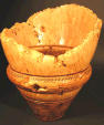 E2244 — Tall Open Vessel with Natural Edge
