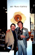 Dennis with del Mano Gallery co-owner Ray Leier