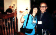 Iona Elliott with artist Sam Maloof
